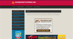 Desktop Screenshot of nichemarketsupreme.com